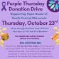 Purple Thursday Supply Donation Drive - 720 Ash St Event Image