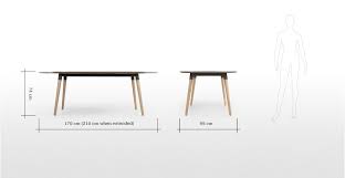 edelweiss extending dining table ash and grey made com table extendable dining table oval extending dining table