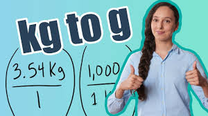 Conversion is a bit difficult because of the different standards for cup and spoons sizes in different parts of the world. Kg To G How To Convert Kilograms To Grams Youtube