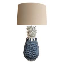 Extra large table lamp clad in cork. Extra Large Ceramic Pineapple Lamp Mecox Gardens