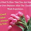 Good luck best wishes for new business. 1