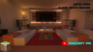 On this video i'm going to build a living room, an average modern looking living room. Minecraft How To Build A Living Room Minecraft Map