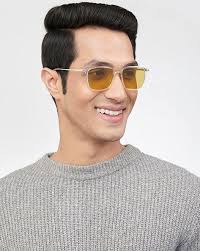 Vincent Chase Yellow Transparent Aviator Sunglasses Unisex Polarized And UV  Protected Rectangle Sunglasses -VC S15514