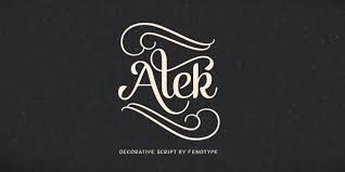 Alek Decorative Script Font Family By Fenotype Fonts Design Font Shop Typography