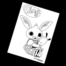 Kolorowanka królik bing do wydrukowania. Kolorowanki Bing Bunny