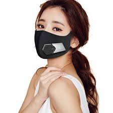 Intelligent Electric Air Purifying Mask Black