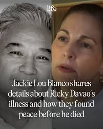 Jackie Lou Blanco opened up about the passing of her ex-husband Ricky Davao  as she shared how they found peace amid the latter's battle with cancer.  READ: https://tinyurl.com/2nsvbmzf