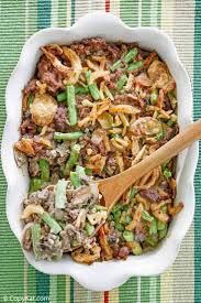 Hamburger Green Bean Casserole Copykat Recipes Recipe In 2020 Green Bean Casserole Beef And Green Beans Recipe Casserole Dishes Recipes