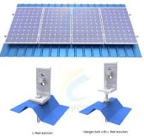 China OEM Trapezoidal Roof Hanger Bolt and L Feet Solar ...