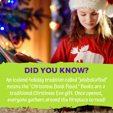 Did You Know Giving And Opening Books On Christmas Eve Is A Long Standing Icelandic Tradition Called T Christmas Eve Gift Gifts For Bookworms Christmas Books