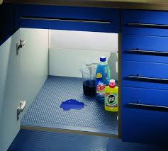 Under sink mats are for the purpose of protecting the floor of the cabinet from drips and spills. Under Sink Drip Mats Aqua Design