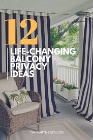 Perfect for outdoor blinds and sun shading applications. 12 Life Changing Balcony Privacy Ideas Tiny Partments