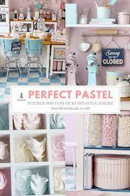 50 S Diner Style Retro Kitchen And Super Sweet Candy Retro Pastel Kitchen Colors That Ll Make You Diy Home Decor Bedroom Pastel Kitchen Decor Retro Home Decor