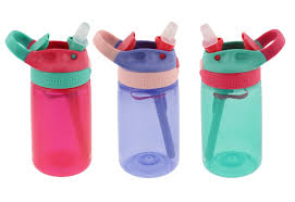 Contigo Kids Water Bottle 3 Pack Autospout Gizmo Plastic 14oz Leak And Spill Proof Bottles Ideal