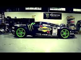 Monster Energy World S First Lamborghini Drift Car Drifting Cars First Lamborghini Monster Energy