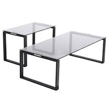 See more related results for. Katrine Smoked Glass Black Coffee Table Set