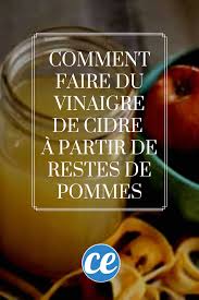 Comment Faire Du Vinaigre De Cidre A Partir De Restes De Pommes Cidre Vinaigre Faire Soi Meme