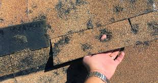 Severe damage to the roof by hail. Hail Damage Roof Repair San Antonio Hail Damaged Roof Storm Damage