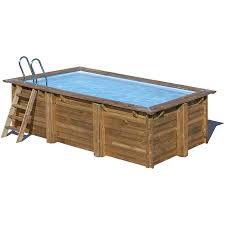 piscine bois marbella rectangulaire 4 27 x 2 77 x 1 19m par sunbay