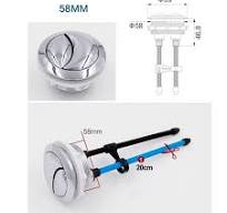 Toilet Tank Button Toilet Button 38/48/58Mm Dual Push Flushing Multiple  Sizes,58Mm