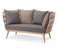 Lounge Sofa Premium Mit Textilgeflecht Lounge Sofa Garten Outdoor Sofa Tagesbett