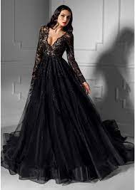 Pin By Sarah Desantis On Trends Black Wedding Gowns Gothic Wedding Dress Black Wedding Dresses