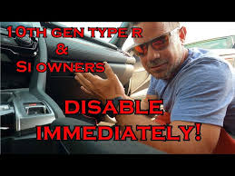 Fake Noise How To Disable The Adaptive Sound Control Asc 10th Gen Honda Civic Type R Si Youtube