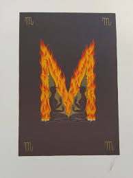 T is the 7th letter. Erte Letter M Alphabet 1977 Available For Sale Artsy