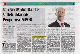 He is a nominee director representing sime darby berhad, a substantial stockholder of the company. Tan Sri Mohd Bakke Salleh Dilantik Pengerusi Mpob Universiti Putra Malaysia
