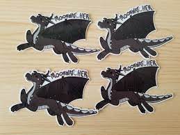Wings of Fire Moonwatcher Stickers Bundle of 4 - Etsy
