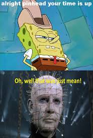 SpongeBob And Hellraiser By Waffle-With-Big-Arms On DeviantArt