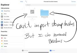 Click on the brush or brushes, they will automatically be added to the import folder in the procreate app. Stamp Brushes Cant Be Imported