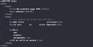 Les Espaces Et Retours A La Ligne En Html Pierre Giraud