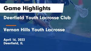 Deerfield Youth Lacrosse Club vs Vernon Hills Youth Lacrosse Game  Highlights