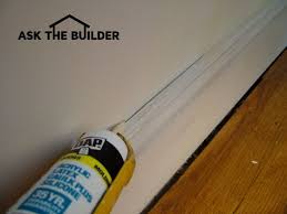 Paint Will Not Hide The Gap Between The Wall And The Baseboard Caulking Is Required To Cover The Gap Knowing How To Caul Caulk Baseboards Baseboards Caulking