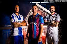 Athletic club atletico madrid barcelona celta vigo cádiz deportivo alavés eibar elche getafe granada huesca levante osasuna real betis real madrid real sociedad real valladolid sevilla valencia. Unique Levante 19 20 Home Away Third Kits Released Footy Headlines