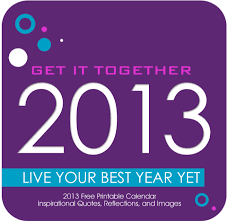It will take you to the printing page, where you can take the printout by clicking on the browser print button. 2013 Free Printable Calendar Inspirational Quotes Reflections And Images Uncommon Chick