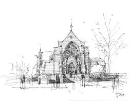 Wesley United Methodist Church Okc United Methodist United Methodist Church Building Sketch
