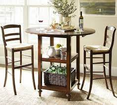 Shayne Drop Leaf Bar Height Table Patio Bar Table Kitchen Table Settings Wooden Bar Table