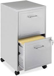 Bs premium classic cabinets with metal handles and label holders all made in steel or chrome. Amazon Com Lorell 16873 2 Drawer Mobile File Cabinet 18 Inch Depth Gray Home Kitchen