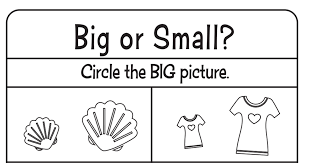 Big And Small Worksheets Pdf Preschool Activities Big And Small Big Picture