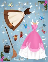 Cinderella Paper Dolls By Cory Disney Paper Dolls Paper Dolls Princess Paper Dolls