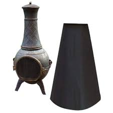 Chimney fire pits are not the best ones for grilling, though they can be used. Qivor Furniture Cover Lxla Chiminea Cover Premium Outdoor Chimney Fire Pit Heater Cover Black Waterproof 210d Buy Online In Bahamas At Bahamas Desertcart Com Productid 205925714