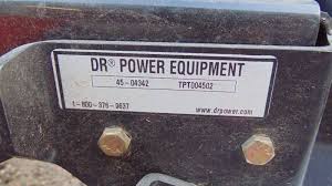 Position the left hand mounting bracket onto the back face of tiller fender. Dr Roto Hog Tiller W Landscaper S Package Encore Recreational Toys Accessories K Bid