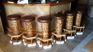 Outdoor Tiki 6 Pack Bar Stools Tiki Bar Stools Rustic Outdoor Bar Stools Outdoor Tiki Bar