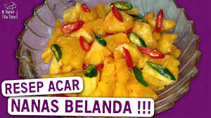 Demikian yang dapat kami bahas mengenai cara membuat acar nanas segar nikmat dan sederhana. Resep Dan Cara Membuat Acar Nanas Belanda Youtube