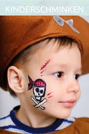 Pirat Schminken Das Geht Ganz Einfach Schminkanleitung Kinderschminken Junge Fasching Kinder Pirat Schminken Kinder Schminken Pirat Schminken Kinder