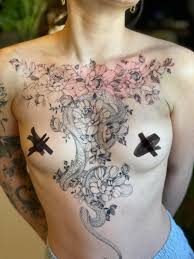 Finished chest piece done by Jake Fitzgerald at Big Fish Tattoo in Solana  Beach, CA :) : rtattoos