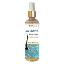 The alcohol or starch in the product soaks up the excess oil and grease in your hair, giving it a cleaner, fresher appearance. Zenvista Dry Shampoo Waterless Hair Wash Buy Zenvista Dry Shampoo Waterless Hair Wash Online At Best Price In India Nykaa