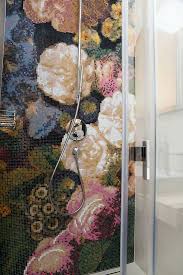 Maybe you would like to learn more about one of these? A Little Escape Desire To Inspire Desiretoinspire Net Floral Mosaic Tile Mosaic Shower Floral Tiles